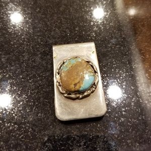 Turquoise Native American Money Clip